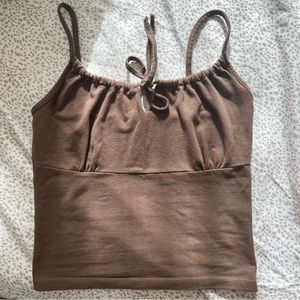 John Galt Front Tie Cami